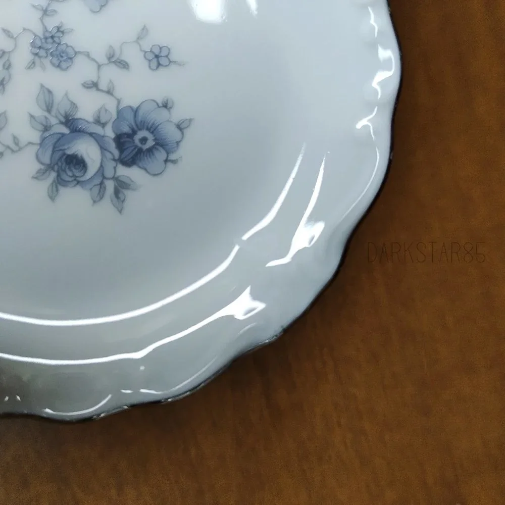 Vintage Johann Haviland Bavaria Blue Garland Coaster - Picture 2 of 4